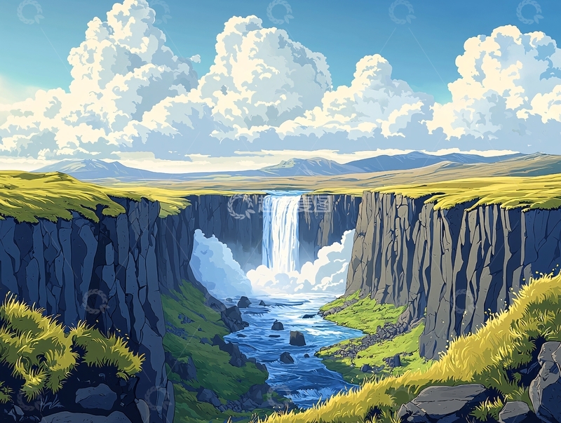 高清大图下载【趣麦麦图】瀑布23