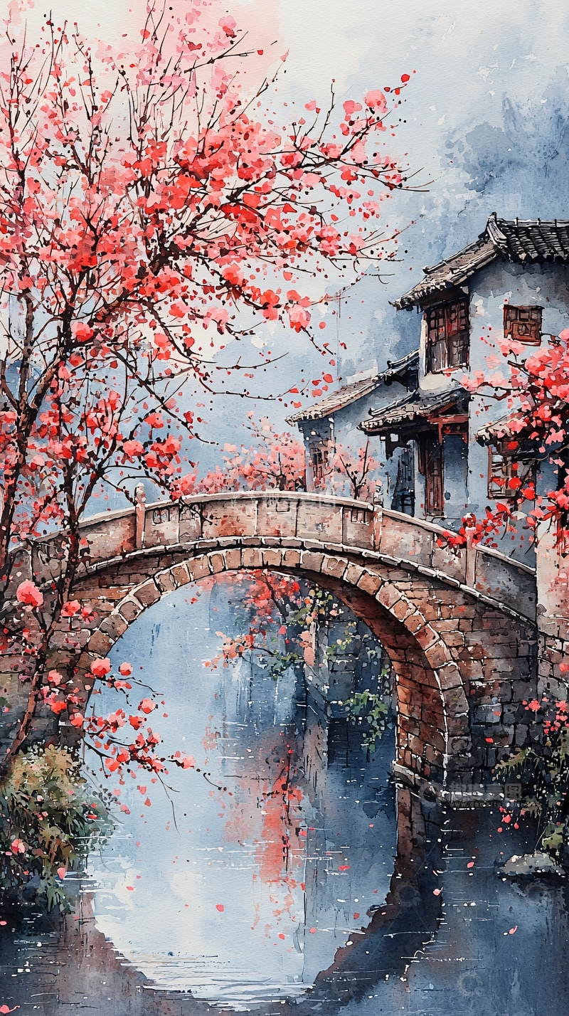 高清大图下载【趣麦麦图】水墨画风