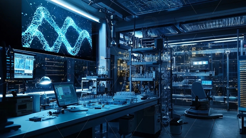 高清大图下载【趣麦麦图】未来科技实验室