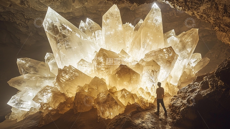 高清大图下载【趣麦麦图】巨大的水晶洞穴