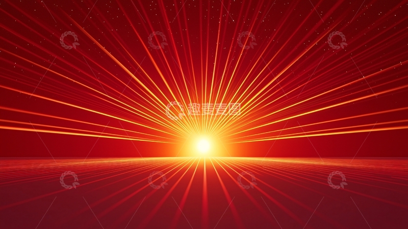 高清大图下载【趣麦麦图】红色光线