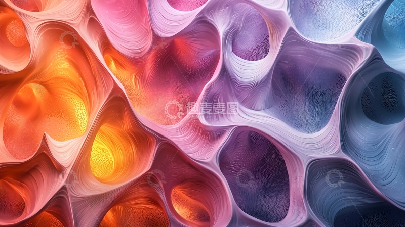 高清大图下载【趣麦麦图】抽象艺术图案背景