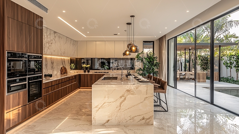 高清大图下载【趣麦麦图】现代简约风格厨房23