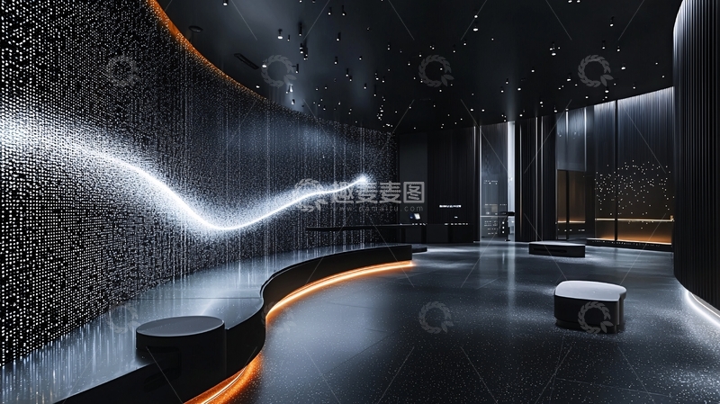 高清大图下载【趣麦麦图】科技感空间设计