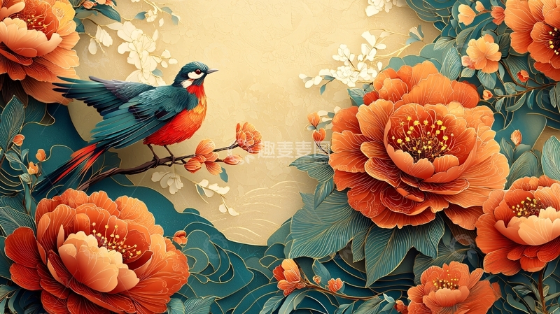 高清大图下载【趣麦麦图】水墨写意