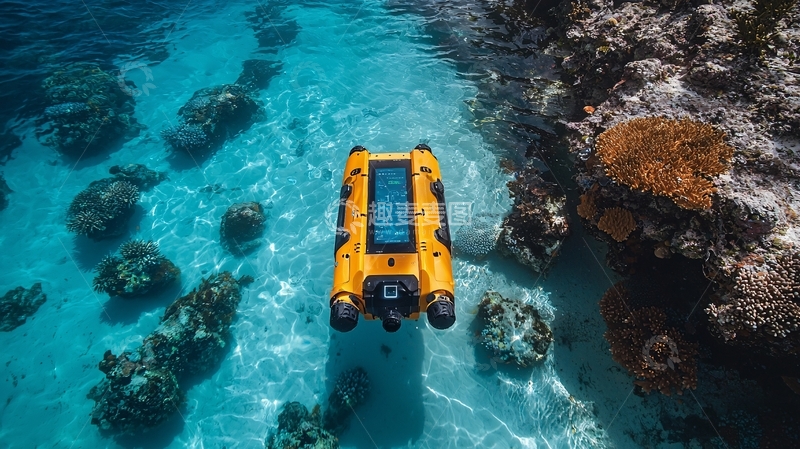 高清大图下载【趣麦麦图】水下机器人