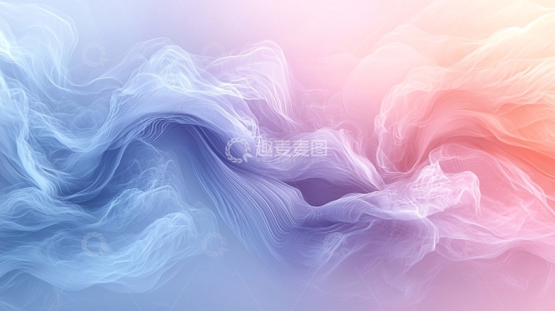 高清大图下载【趣麦麦图】梦幻轻纱飘逸背景