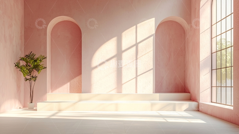 高清大图下载【趣麦麦图】粉色背景