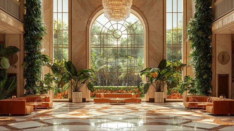 高清大图下载【趣麦麦图】奢华酒店大堂18