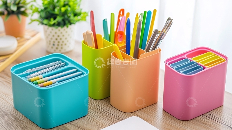 高清大图下载【趣麦麦图】桌面收纳盒