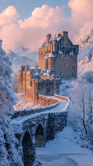 雪中城堡