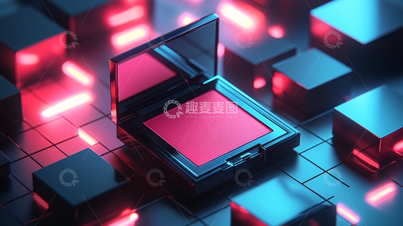 高清大图下载【趣麦麦图】炫彩腮红盒