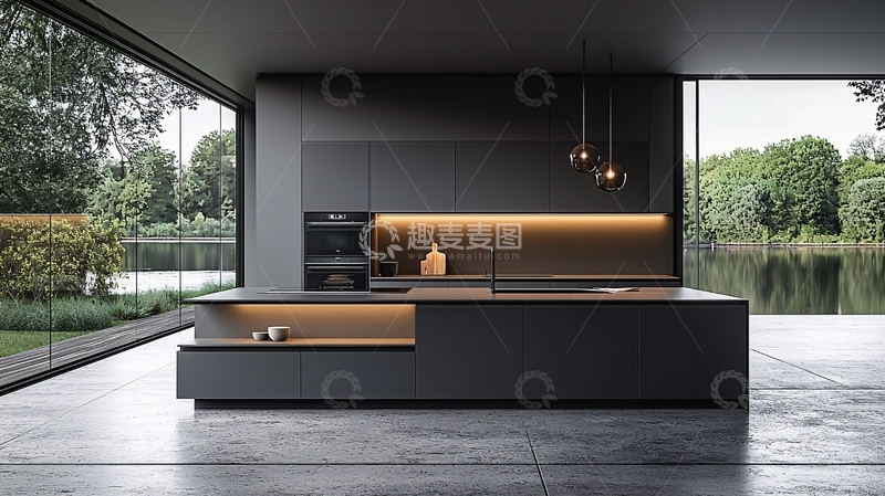 高清大图下载【趣麦麦图】现代简约厨房