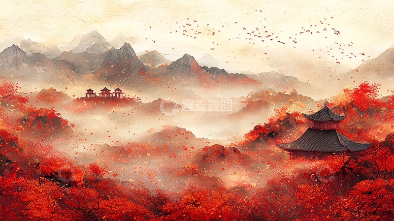 高清大图下载【趣麦麦图】水墨画