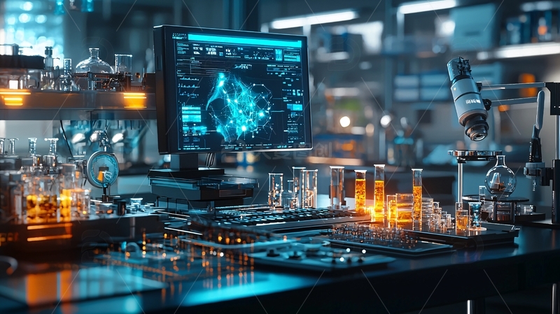 高清大图下载【趣麦麦图】未来科技实验室