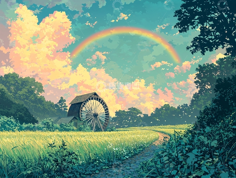 高清大图下载【趣麦麦图】彩虹