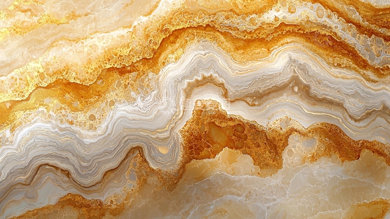 高清大图下载【趣麦麦图】金黄白色纹理大理石