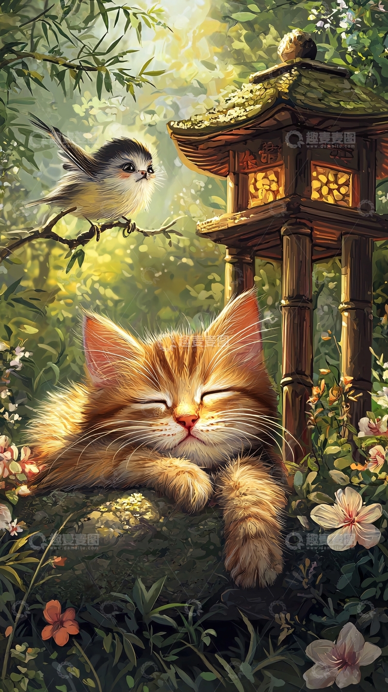 高清大图下载【趣麦麦图】小猫