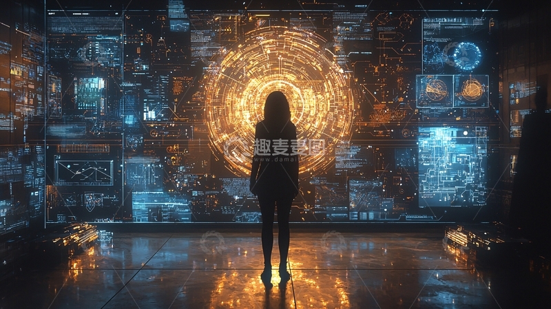 高清大图下载【趣麦麦图】科技感十足的未来场景