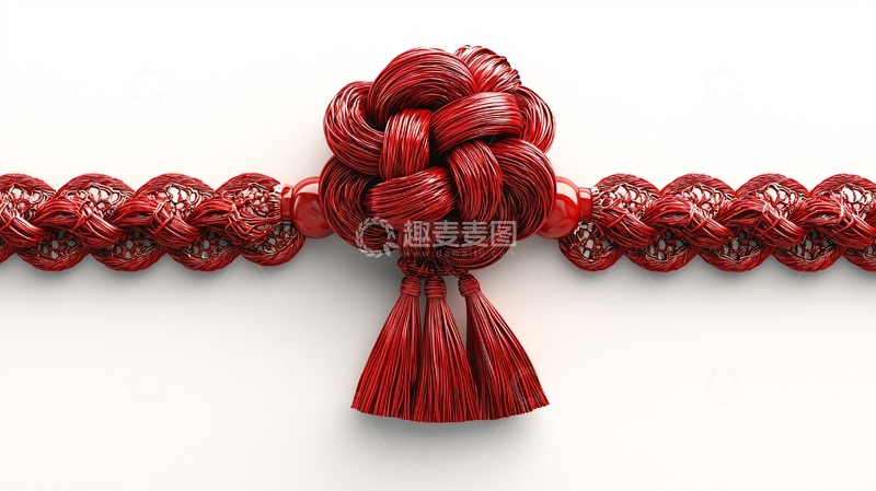 高清大图下载【趣麦麦图】红绳编织