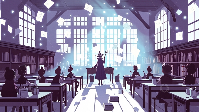 高清大图下载【趣麦麦图】魔法课堂