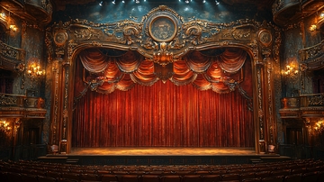 华丽复古剧院舞台
