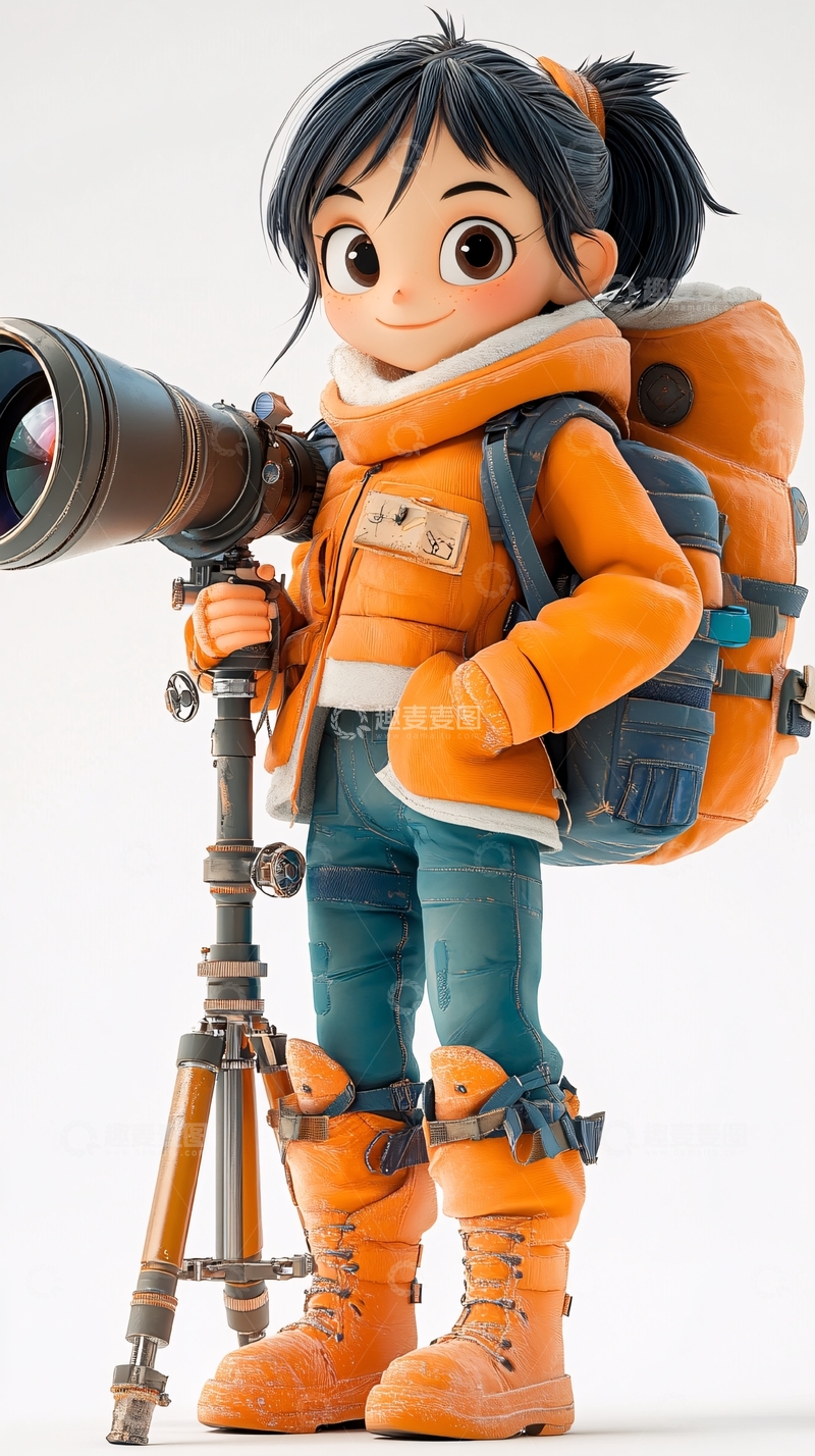 高清大图下载【趣麦麦图】卡通女孩51