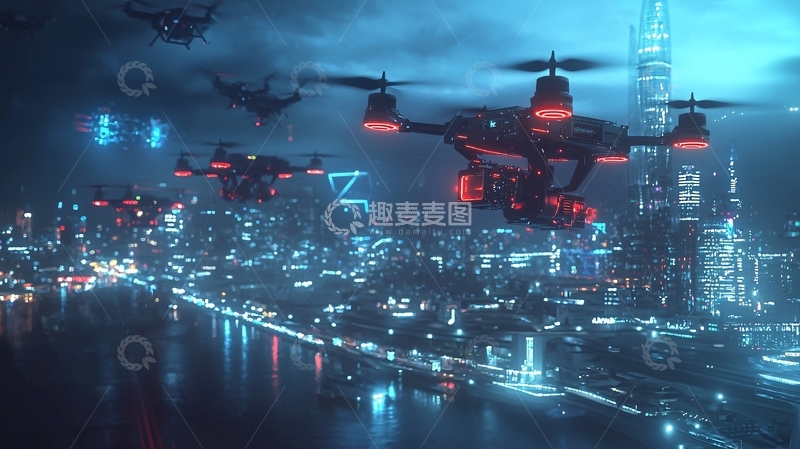 高清大图下载【趣麦麦图】未来都市