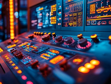 控制面板和发光按钮