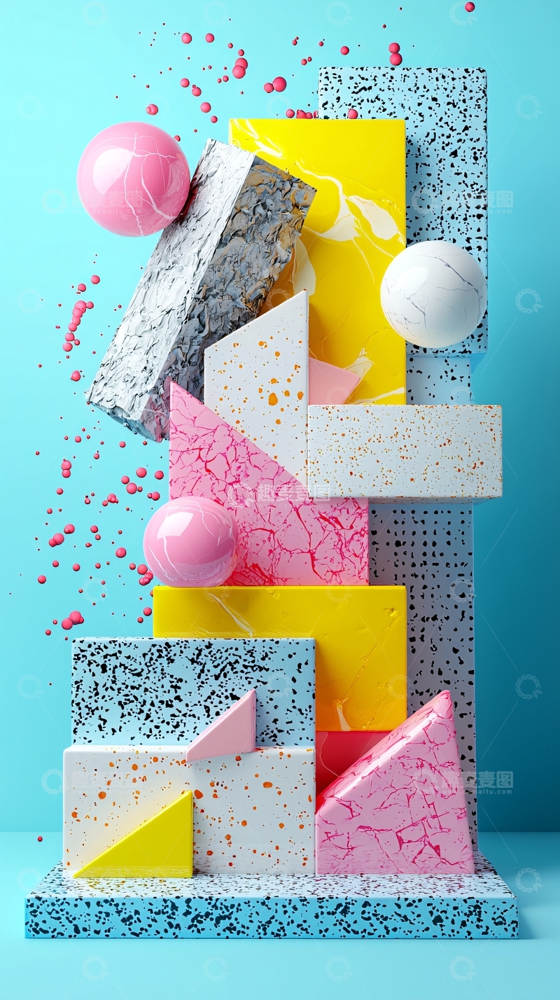 高清大图下载【趣麦麦图】抽象几何