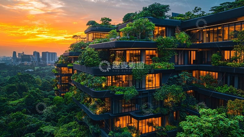高清大图下载【趣麦麦图】绿色建筑10
