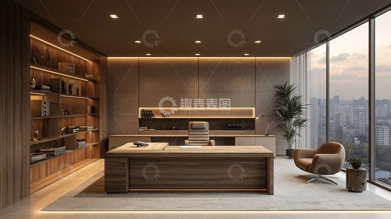 高清大图下载【趣麦麦图】豪华现代办公室