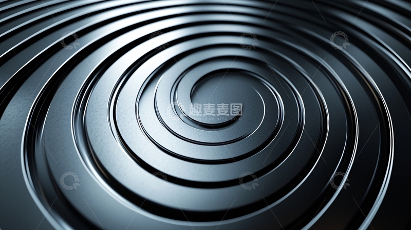 高清大图下载【趣麦麦图】金属旋涡