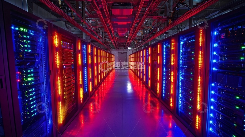 高清大图下载【趣麦麦图】数据中心走廊