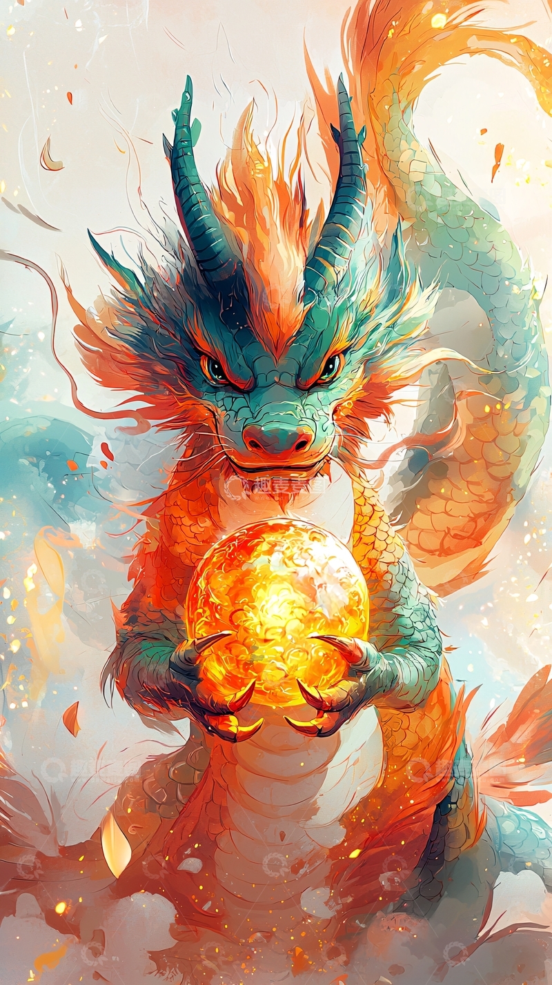 高清大图下载【趣麦麦图】龙珠