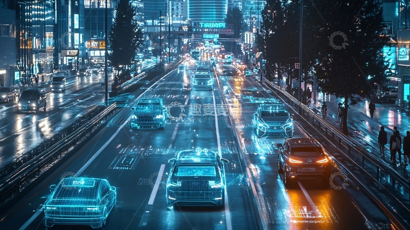 高清大图下载【趣麦麦图】未来城市夜景14