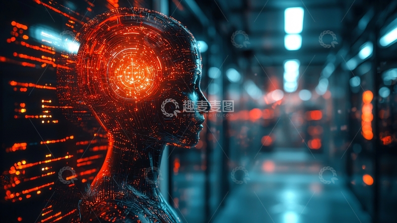 高清大图下载【趣麦麦图】赛博朋克人像