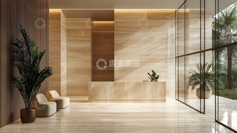 高清大图下载【趣麦麦图】现代简约接待区