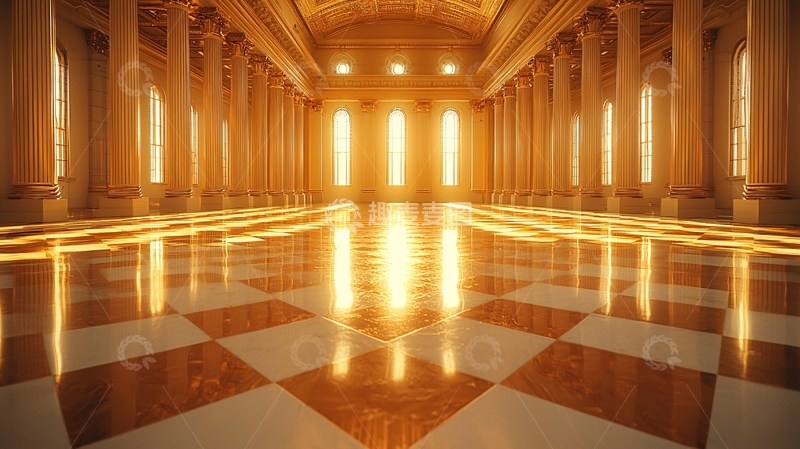 高清大图下载【趣麦麦图】金色大厅