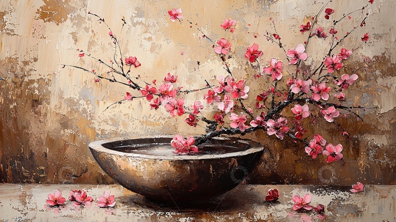 高清大图下载【趣麦麦图】粉色梅花