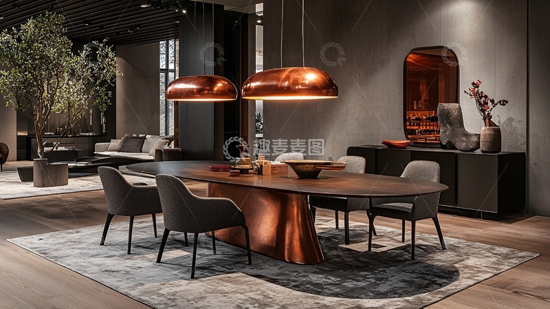 高清大图下载【趣麦麦图】现代简约餐厅