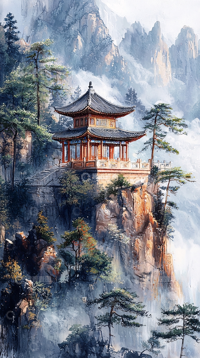 高清大图下载【趣麦麦图】水墨画