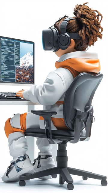 虚拟现实女孩编程