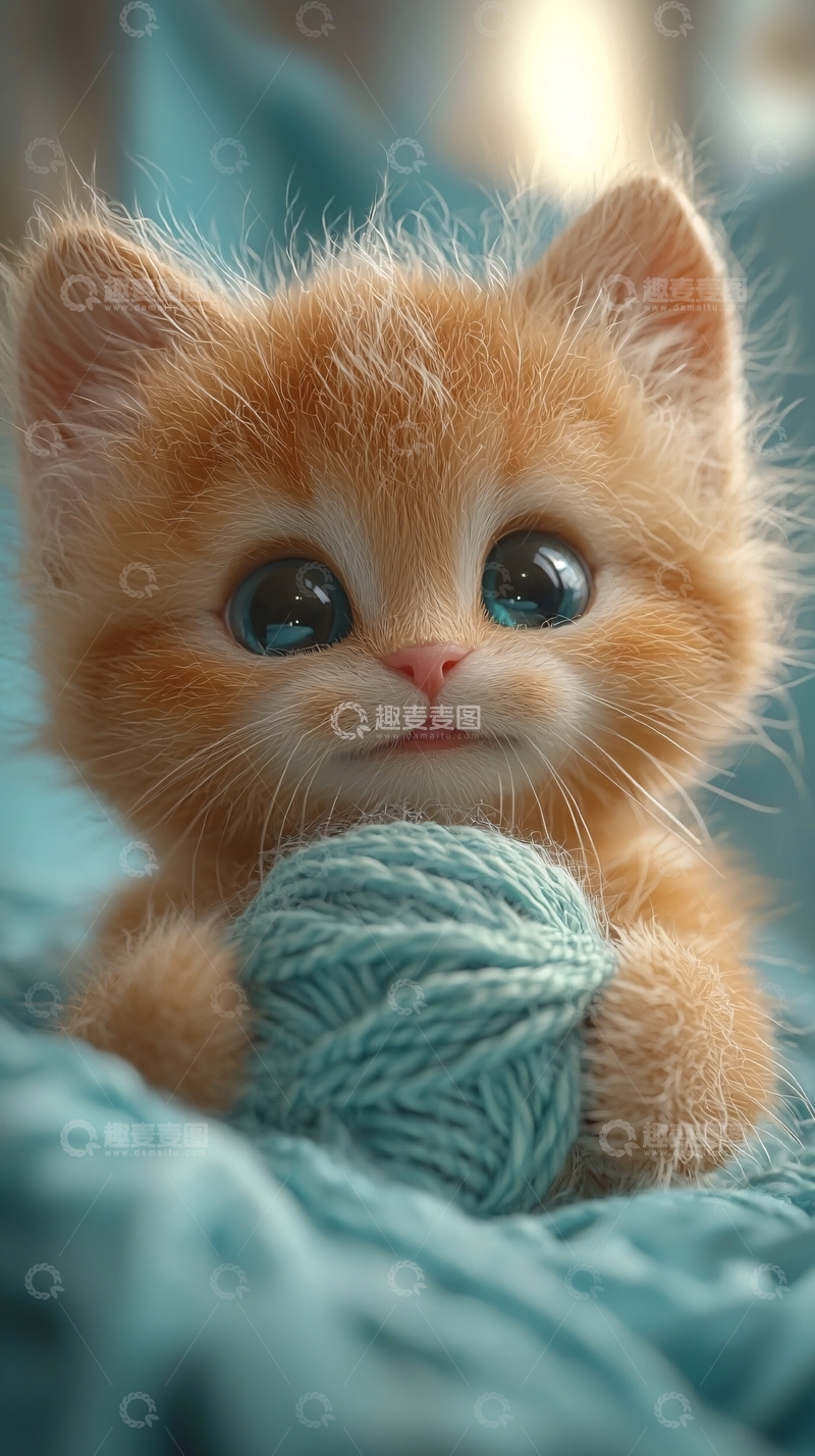 高清大图下载【趣麦麦图】可爱小猫咪