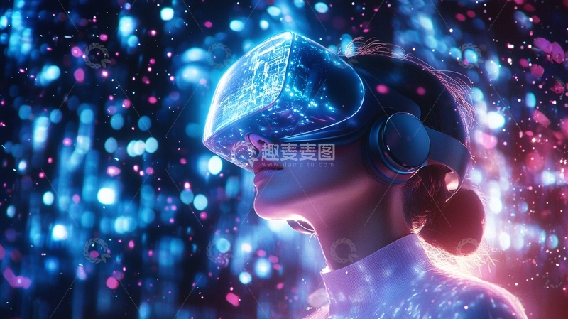 高清大图下载【趣麦麦图】虚拟现实体验11