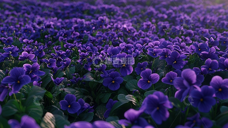 高清大图下载【趣麦麦图】紫色花海6