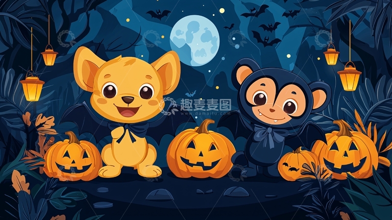 高清大图下载【趣麦麦图】卡通动物