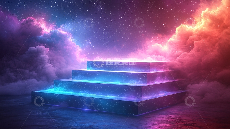 高清大图下载【趣麦麦图】梦幻阶梯2