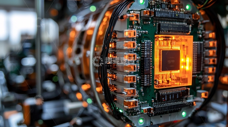 高清大图下载【趣麦麦图】量子计算机