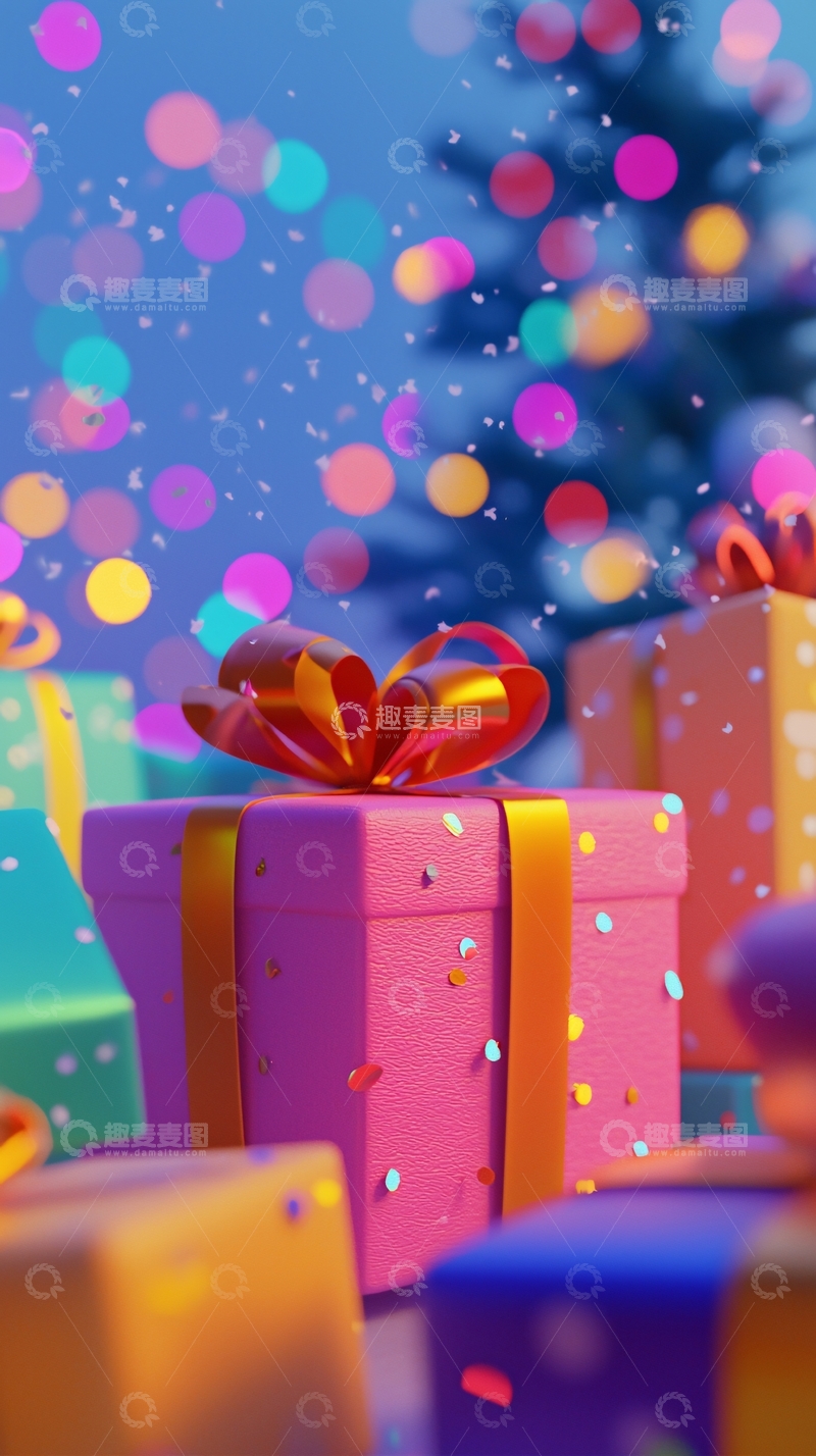 高清大图下载【趣麦麦图】圣诞礼物